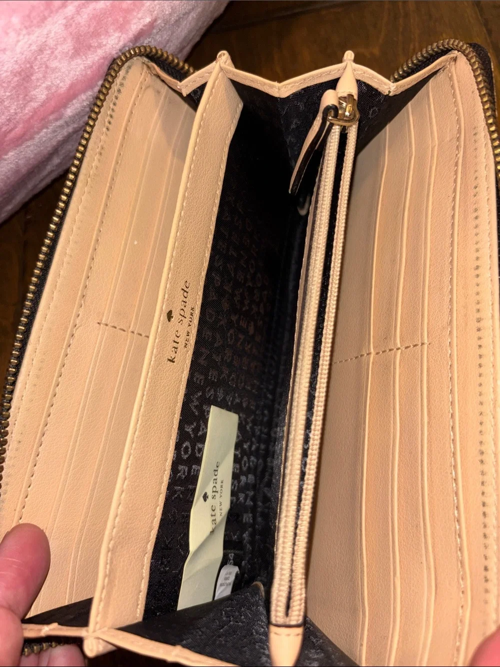 Kate Spade Cruise Stripes zip around wallet